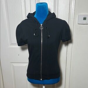 MOSCHINO Black Short Sleeve Hoodie Women’s 8